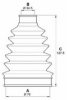OPEN PARTS SJK7216.00 Bellow Set, drive shaft